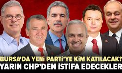 Yeni Parti’ye 6 belediye başkanı geçiyor: Bursa'da CHP'li belediye kalmıyor