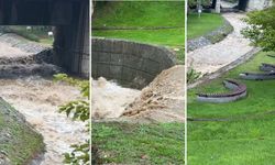 Bursa’da sağanak sonrası Kaplıkaya Deresi alarma geçirdi! Su seviyesi yükseldi