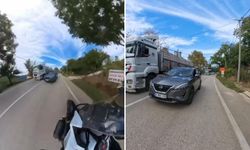 Bursa'da ölümle burun buruna getiren sollama kamerada