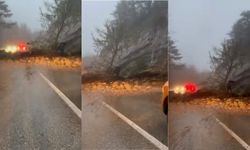 Bursa’da Uludağ yolunda heyelan paniği! Ulaşım bir süre durdu