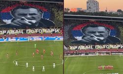 Kızılyıldız-Partizan derbisinde Ratko Mladiç skandalı