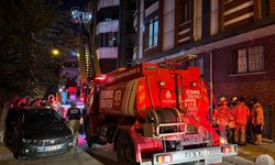 Kentsel dönüşüm için boşaltılan binada yangın