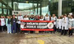 Mudanya’da sağlıkta şiddete tepki! Sağlık çalışanları hastane önünde buluştu