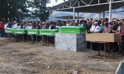Gaziantep’teki feci kazada hayatını kaybeden 7 kişiye hüzünlü veda