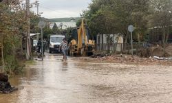 Mudanya’da sağanak sonrası hayat felç oldu! Bahçeler sular altında kaldı