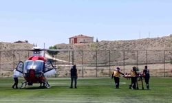 85 yaşındaki hasta hava ambulansıyla sevk edildi