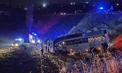 Amasya'da yolcu otobüsü şarampole uçtu: 24 yaralı
