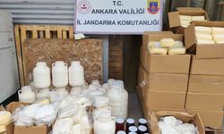 Ankara'da sahte gıda operasyonu: 838 kilogram süt ve süt ürünü ele geçirildi