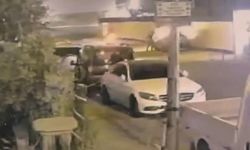 Batman'da park halindeki otomobilin kundaklanma anı kamerada