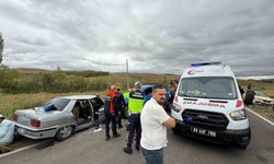 Bayburt'ta otomobille pikabın çarpıştığı kazada 1 kişi öldü, 4 kişi yaralandı