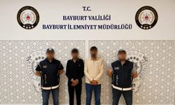 Bayburt'ta sahte belge kullanan 2 düzensiz göçmen yakalandı