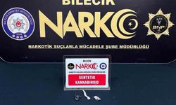 Bilecik'te bir araç 3 şüpheli şahıs üzerinde bonzai ele geçirildi