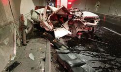 Bilecik'te traktöre çarpan otomobil hurdaya döndü: 1 yaralı