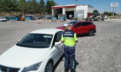 Bolvadin'de yollar trafik jandarması ile güvende