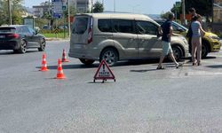 Bursa'da kavşakta iki otomobil çarpıştı: 1 yaralı