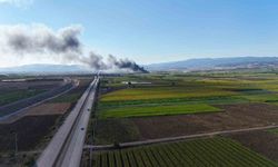 Bursa'da siyah incirlerin saklandığı soğuk hava deposunda yangın