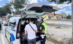 Çorum'da dron destekli trafik denetimi: Kırmızı ışık ihlali yapan sürücülere toplam 100 bin TL ceza