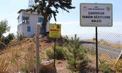 Denizli'nin yeşil örtüsü yangınlara karşı teknolojik ekipmanlarla gözetleniyor