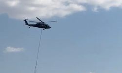 Elazığ'daki orman yangınına havadan müdahale başladı