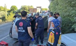 İki otomobil çarpıştı: 2 yaralı