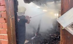 Kastamonu'da çıkan ev yangını söndürüldü