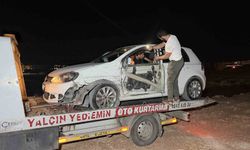 Kaza sonrası aracı bırakıp kaçtılar
