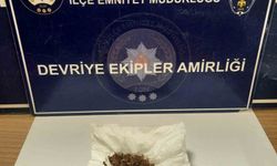 Keşan'da uyuşturucu ile yakalanan şüpheli gözaltına alındı