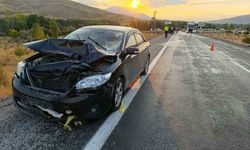 Malatya'da otomobille çarpışan motosiklet sürücüsü hayatını kaybetti