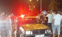 Mersin'de seyir halindeki otomobil alevlere teslim oldu