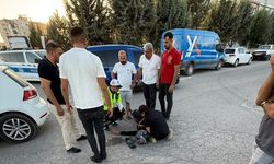 Motosiklet ile otomobil çarpıştı: 1 yaralı