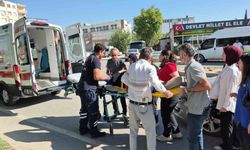 Otomobil yaya geçidinde yayaya çarptı: 1 yaralı