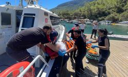 Özel teknede yaralanan vatandaş için tıbbi tahliye