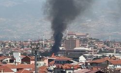 Palet fabrikasında yangın