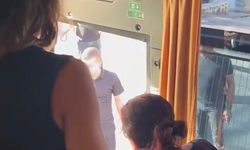Sağlık personelini taşıyan otobüsün önünü kesip camlarını yumrukladılar