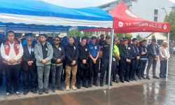 Şehit polis memuru ilk görev yeri Giresun'da son yolculuğuna uğurlandı