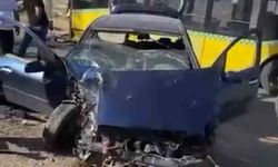 Siirt'te belediye otobüsü ile otomobil çarpıştı: 1 yaralı