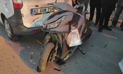 Trafik kazasında sürücü yaralandı
