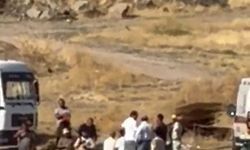 Üzerine inşaat malzemesi düşen işçi ağır yaralandı