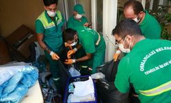 Osmangazi Belediyesi’nden çöp eve hızlı müdahale