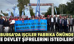 Bursa’da işçiler sendikal hakları için eylemde