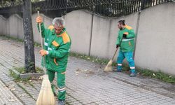 Osmangazi'de temizlik ekipleri gece gündüz sahada