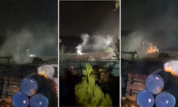 Bursa'da eski dam alevlere teslim oldu