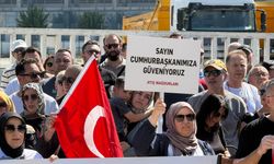 Atış Yapı mağdurları bu defa Carrefour arazisi önünde toplandı