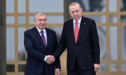 Erdoğan, Mirziyoyev ile bir araya geldi