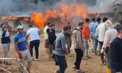 Tuzla’da şantiye yangını: İşçi konteyneri alev aldı
