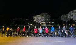 Gazze için pedal çevirdiler
