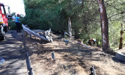 Turist otobüsü şarampole uçtu! Çok sayıda yaralı var