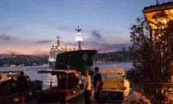 İstanbul Boğazı’nda faciadan dönülen anların görüntüleri ortaya çıktı
