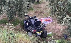 Bursa’da ATV tarlaya uçtu! Sürücü ağır yaralandı, Kaza kamerada