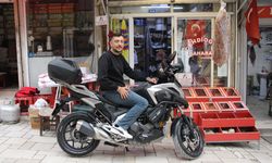 Motosikletiyle 6 bin kilometre yol yaptı, umreye gitti